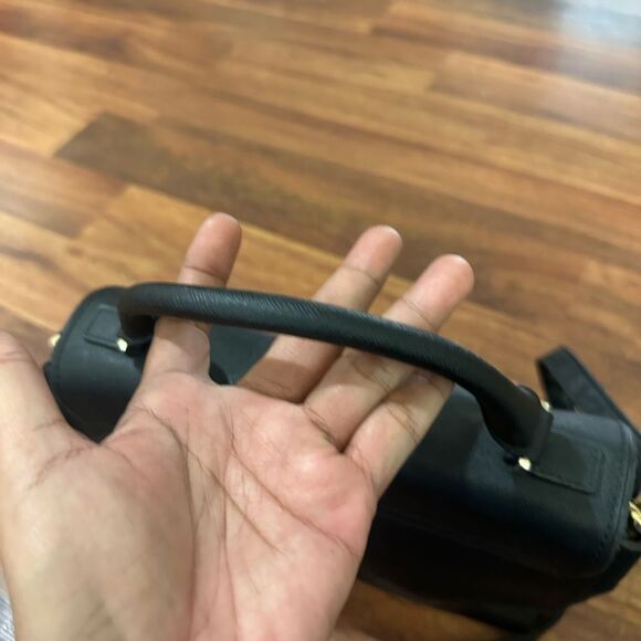 KATE SPADE New York Laurel Wesley Place Suede Leather Satchel Pushlock Close - Picture 9 of 10